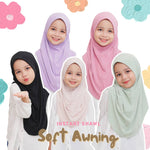 Restocked! Kid's Soft Awning Instant Shawl