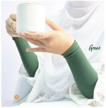 Long 35cm Plain Basic Handsocks