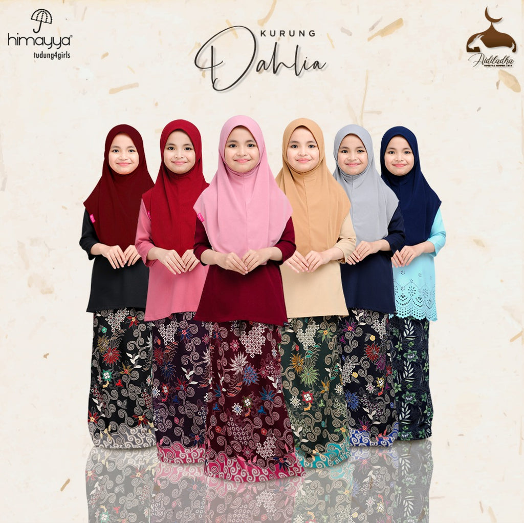 Girl's Kurung Set: Daliya Series
