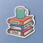 Matte Decal Stickers - Reading & Books