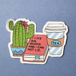 Matte Decal Stickers - Reading & Books