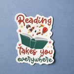 Matte Decal Stickers - Reading & Books
