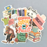 Matte Decal Stickers - Reading & Books