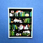 Matte Decal Stickers - Reading & Books