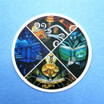 Matte Decal Stickers - Reading & Books