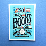 Matte Decal Stickers - Reading & Books