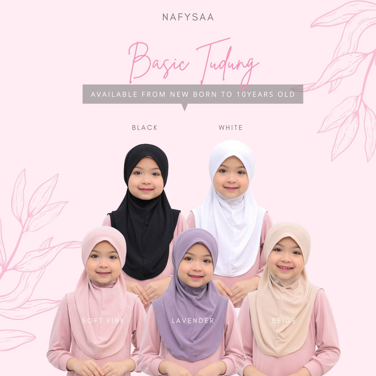 Restocked! Nafysaa Tudung Basic