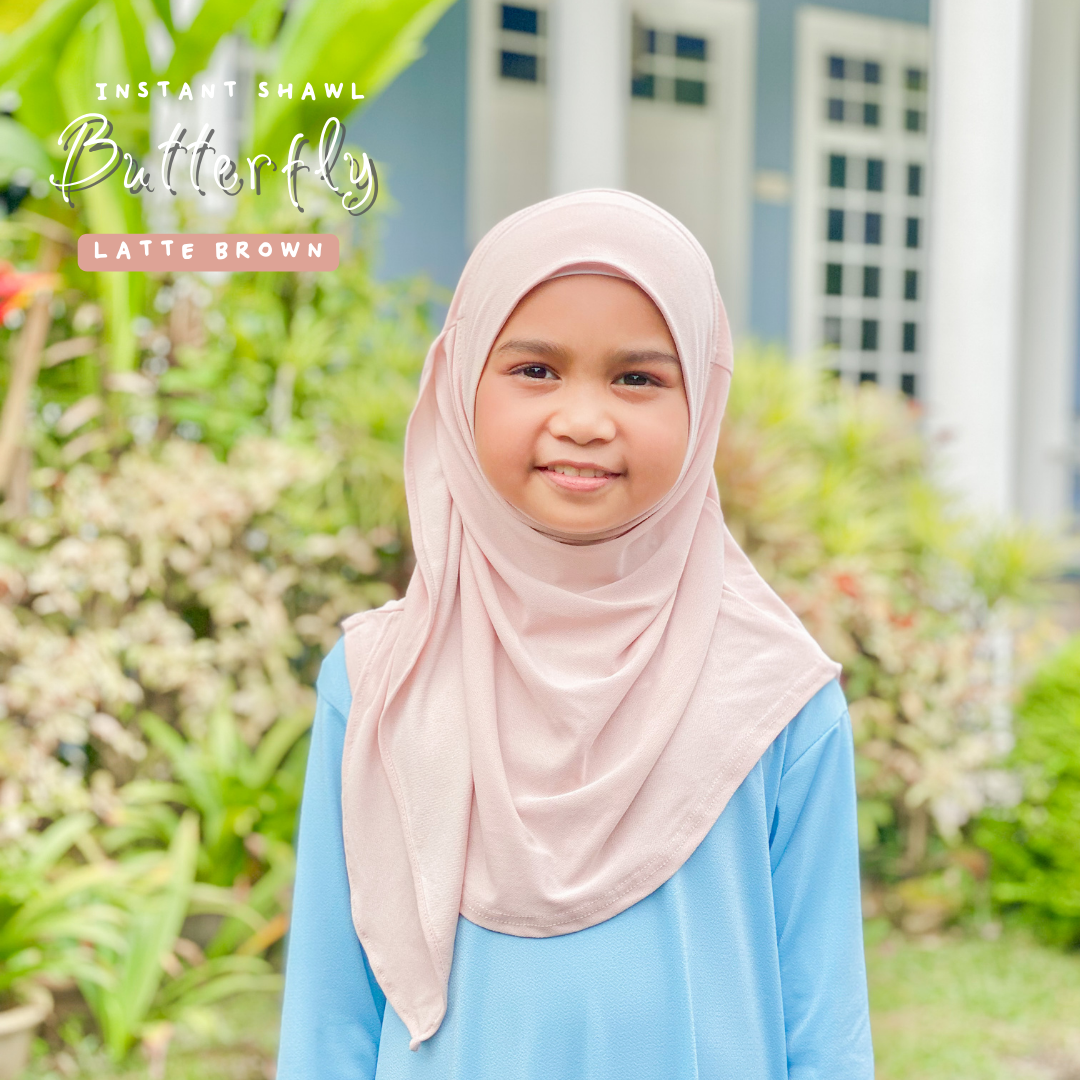 Kid's Instant Butterfly Shawl