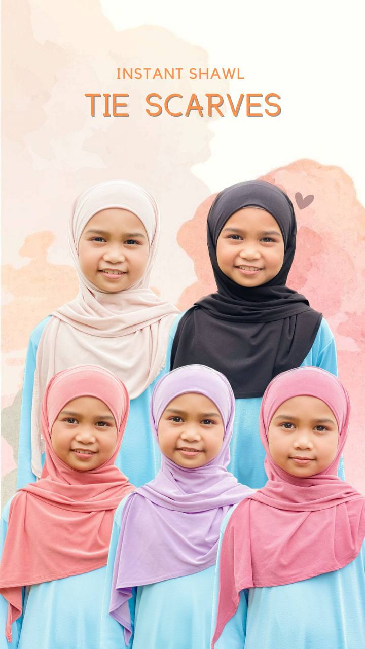 Kid's Plain Tiescarves